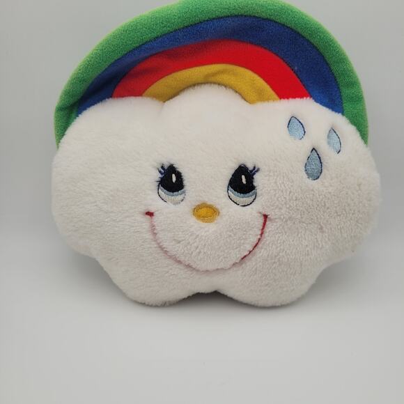 Vintage Rainbow Cloud Plush Music Box Somewhere Over Rainbow Dakin Style Rare - Picture 4 of 10